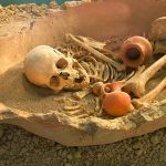 Ancient skeleton in a pot reveals surprising genetic mix
