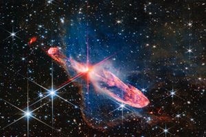 James Webb reveals thousands of shimmering newborn stars in the Lobster Nebula