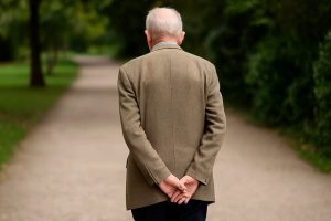 What walking with your hands behind your back reveals about your mind and emotions