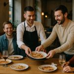 It looks like a simple gesture, but clearing the table with a waiter reveals hidden behavior traits